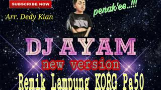 🔴 REMIK DJ AYAM NEW VERSION//ARR. DEDY KIAN #deddykian99