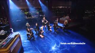 [HD] SNSD / Girls Generation - The Boys (English Version) @ David Letterman Show
