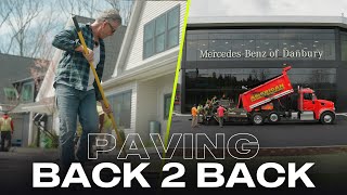 Paving for Great Customers! & Mercedes Benz of Danbury