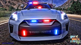 Playing GTA 5 As A POLICE OFFICER Highway Patrol|| TEXAS GTR|| GTA 5 Lspdfr Mod| 4K