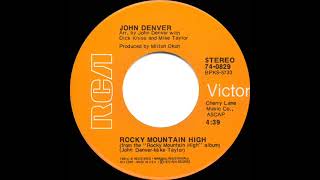 1973 HITS ARCHIVE: Rocky Mountain High - John Denver (stereo 45)