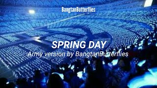 BTS - Spring day(Army's version)