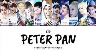 EXO (엑소) - Peter Pan (피터팬) Color Coded Han|Rom|Eng Lyrics