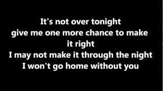Won't go home without you (Acoustic) Lyrics - Maroon 5
