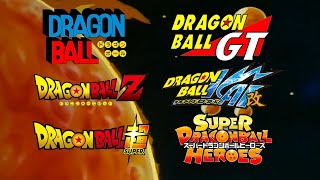 ALL DRAGON BALL OPENINGS AND VERSIONS (Classic, Z, GT, Kai, Super, Heroes)