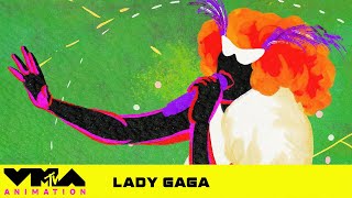 Lady Gaga's Iconic "Paparazzi" Performance at the 2009 VMAs Gets Animated | MTV
