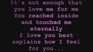 Because of You - Keith Martin [w/ Lyrics]
