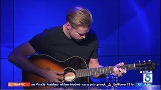 Chord Overstreet Plays "Hold On" Live on Set