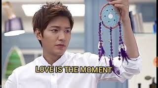 Love is the moment easy lyrics with english subtitle 🎶🎵 - (The Heirs :Lee min ho & Park Shin Hye