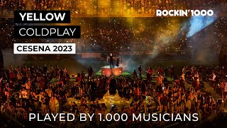 Yellow - Coldplay played by 1000 Musicians | Rockin’1000